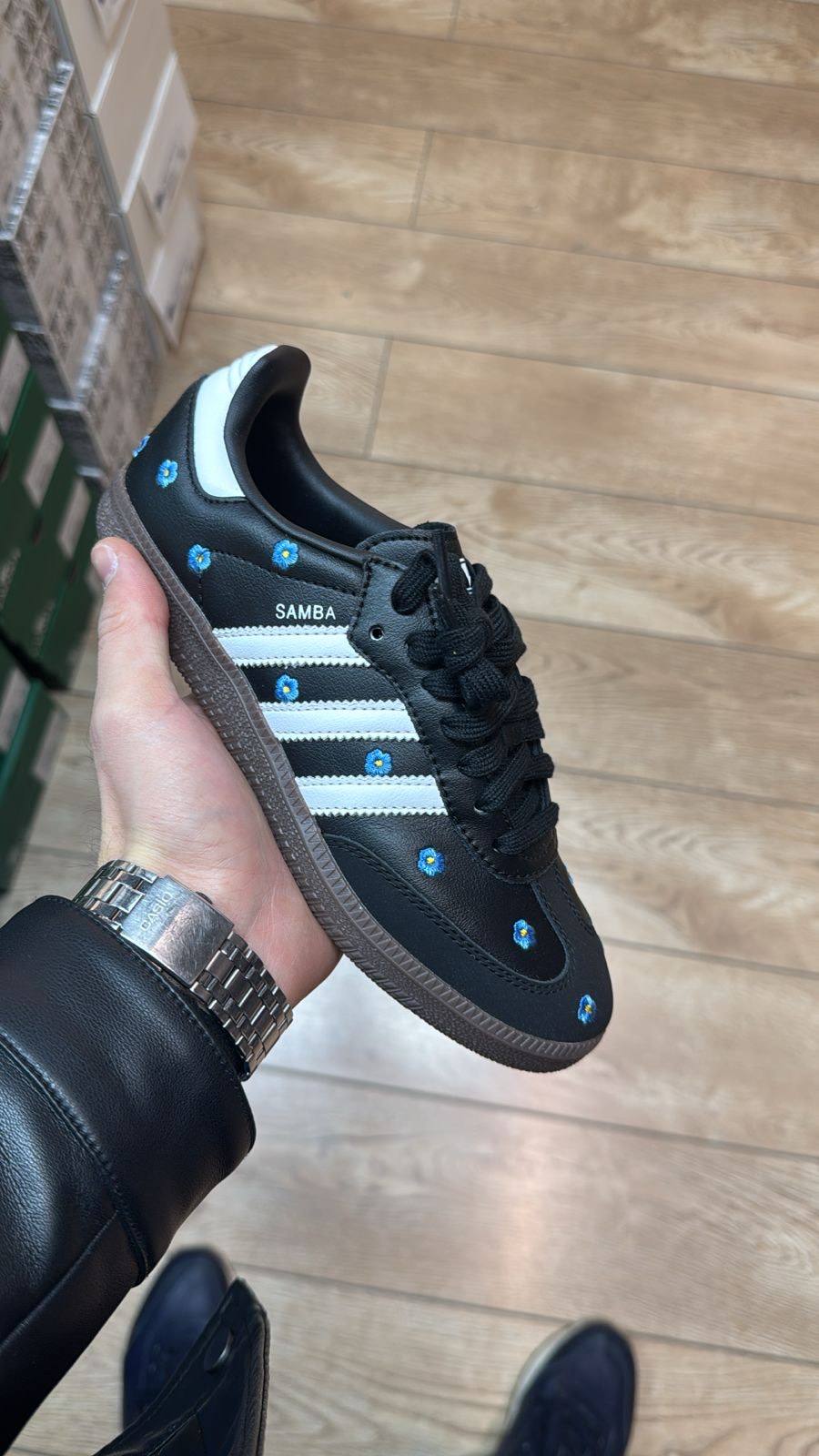 Adidas Samba Flowers Premium💎 Черные